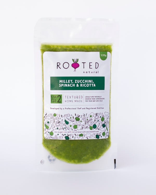 Millet, Zucchini, Spinach and Ricotta