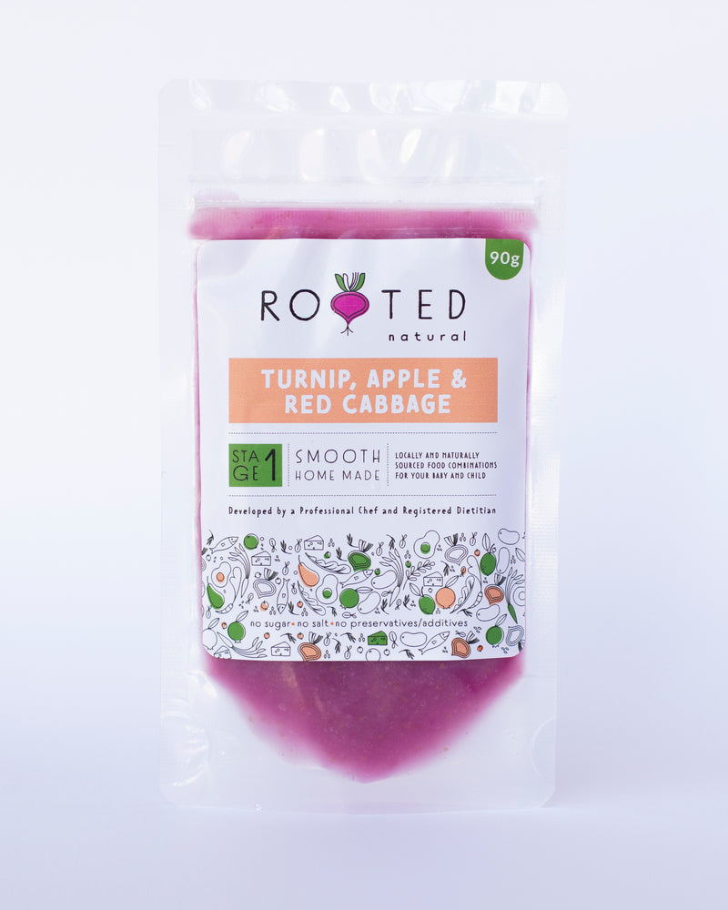 Bone Broth Added: Turnip Red Cabbage & Apple