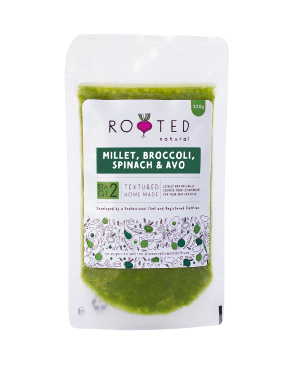 Millet, Broccoli, Spinach and Avo