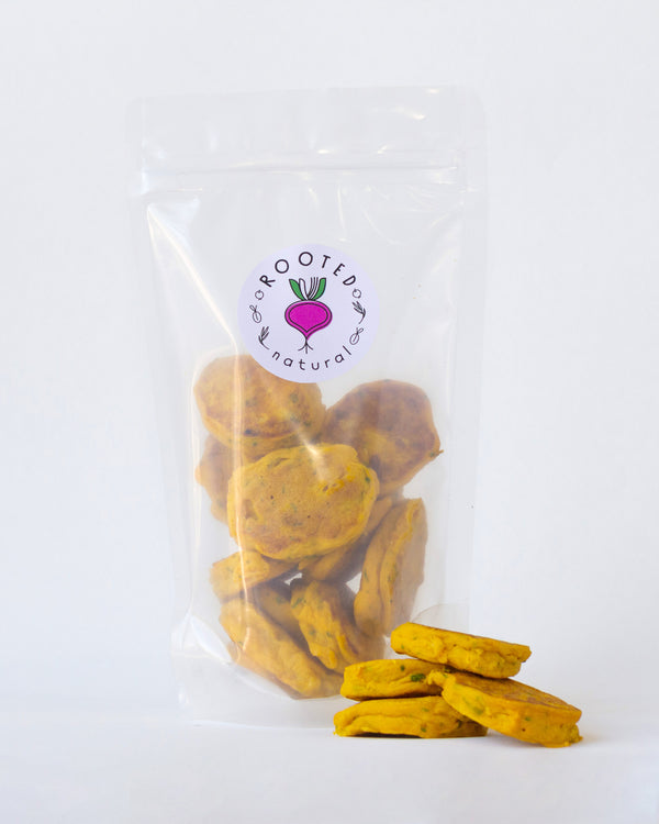 Sesame Carrot & Sweetcorn Fritters