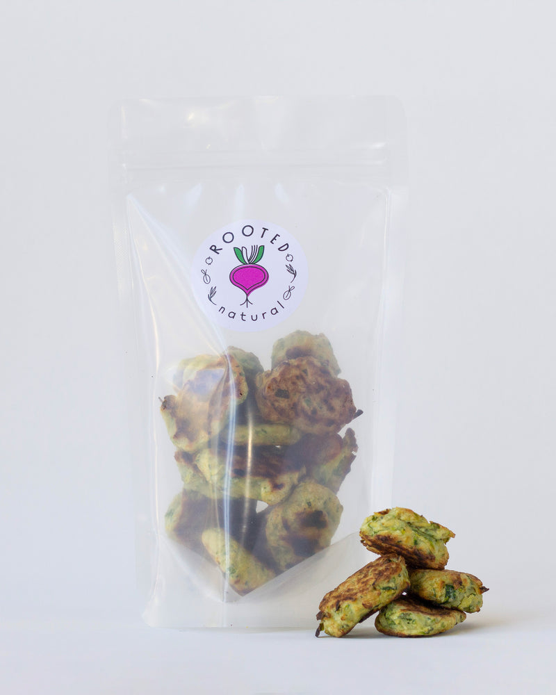 Zucchini & Pea Fritters