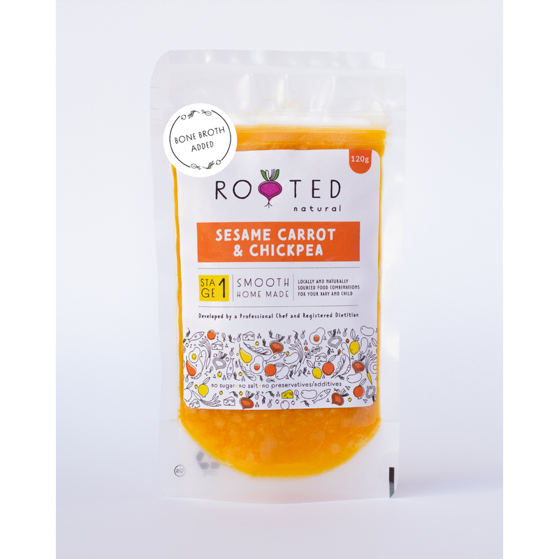 Bone Broth Added: Sesame Carrot & Chickpea