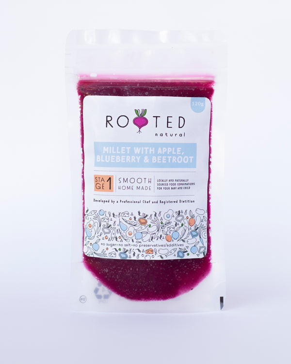 Millet, Apple, Blueberry and Beetroot