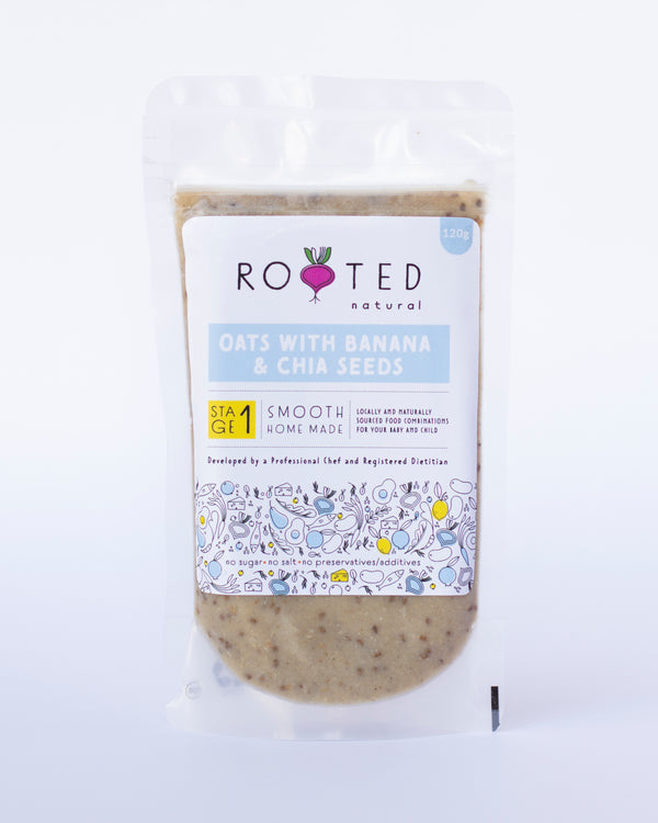 Oats, Banana and Chia Seeds